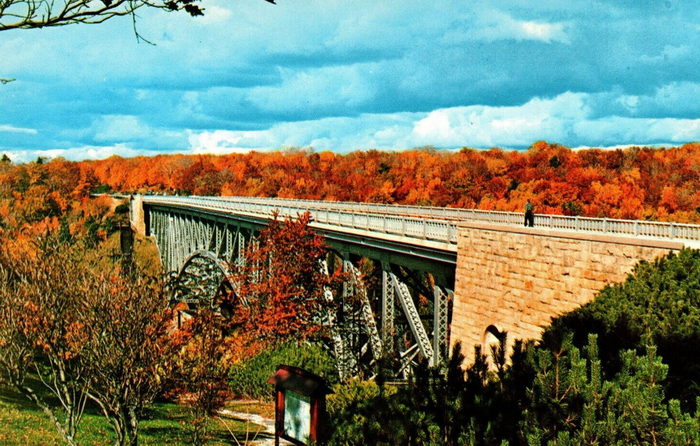 Cut River Bridge - Postcard (newer photo)
